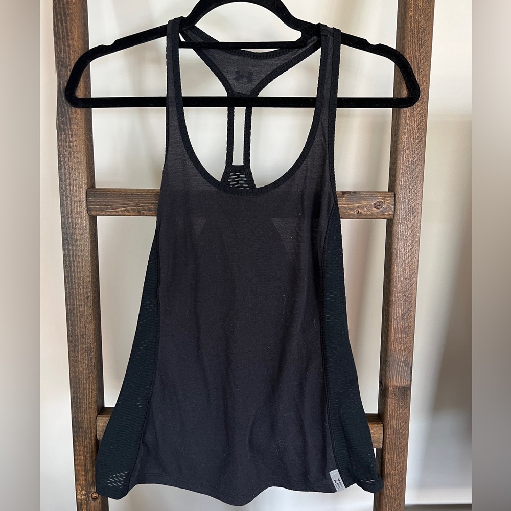 Under Armour Black Racerback Sleeveless Tank Top